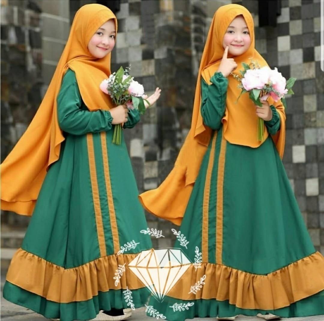 20 Trend Terbaru Model Baju Gamis Anak Tanggung Maria Space