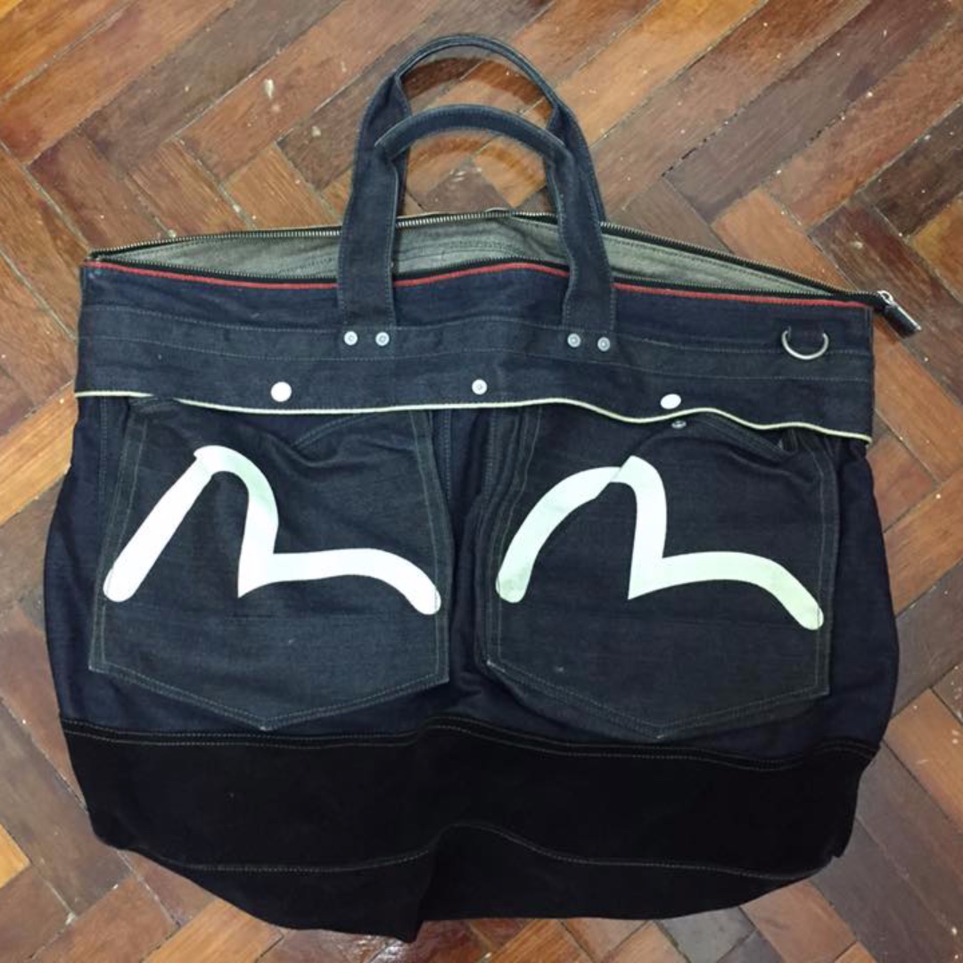 Genuine Evisu Jean Messenger Bag Men S Fashion Bags Wallets