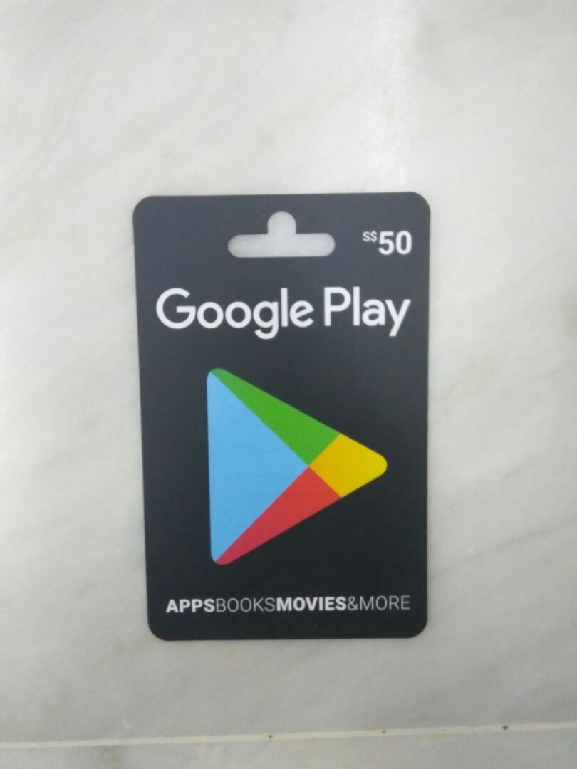50 Google Play Gift Card Tickets Vouchers Vouchers On Carousell