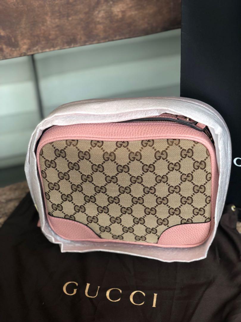 Gucci Bree Canvas Bag with gift receipt (Category: Luxury Bags & Wallets) located in Paranaque City. Submitted by Vanessacloset_VLuxe (Listing ID 202913769, Image 2). Description: .