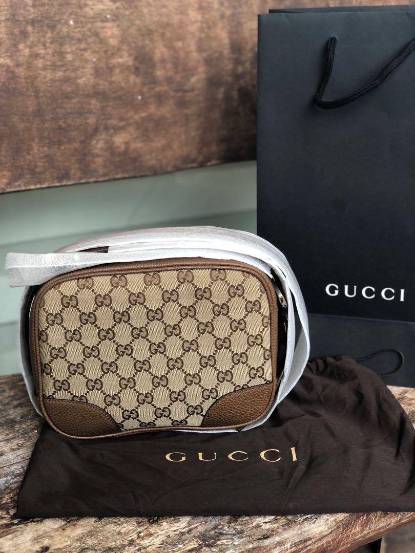 Gucci Bree Canvas Bag {guaranteed authentic} (Category: Luxury Bags & Wallets) located in Paranaque City. Submitted by Vanessacloset_VLuxe (Listing ID 202913870, Image 1). Description: Guaranteed authentic gucci bree bag comes with dustbag 🙂.