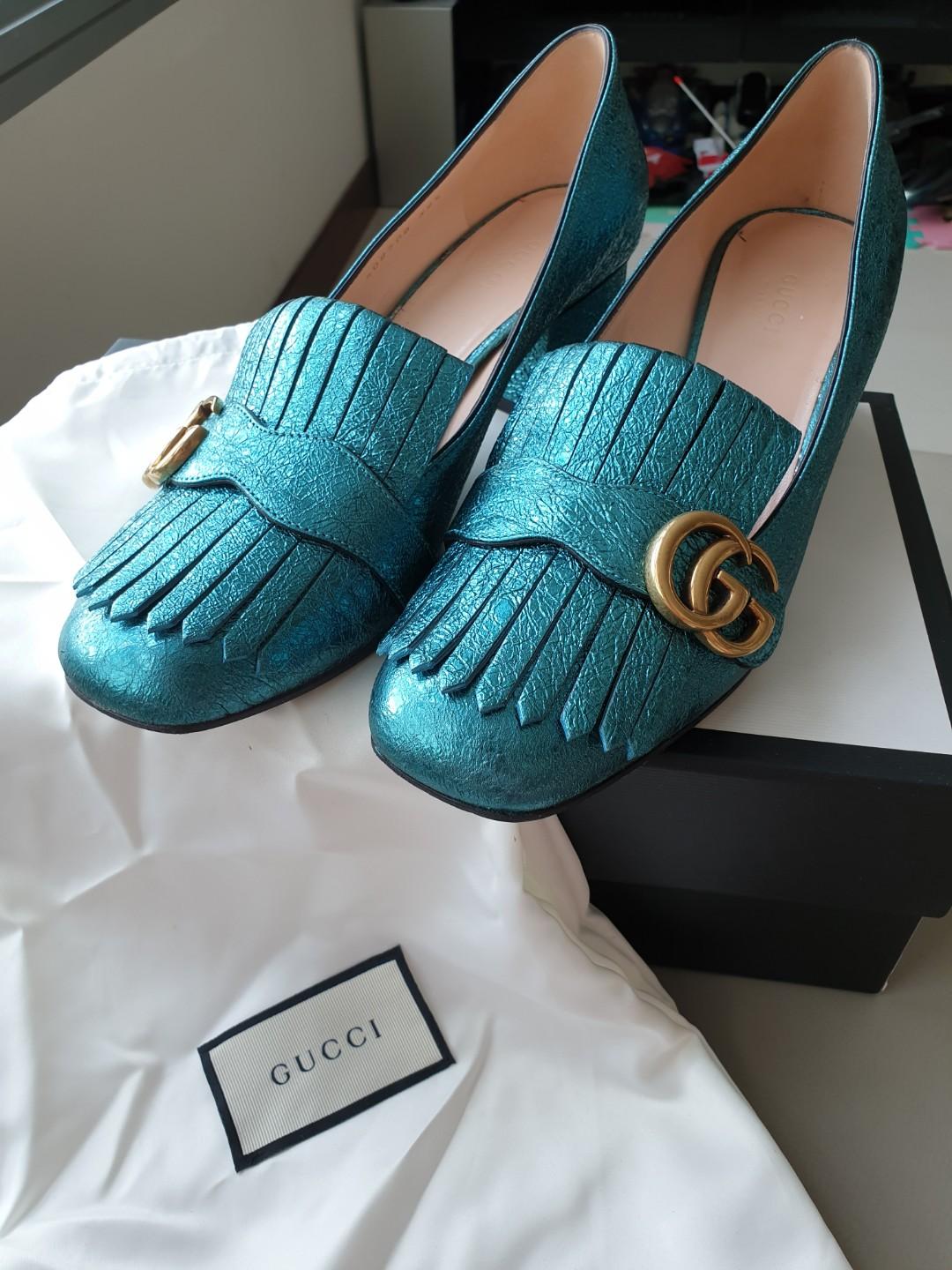 Gucci Marmont Pump Women s Fashion Footwear Heels on Carousell
