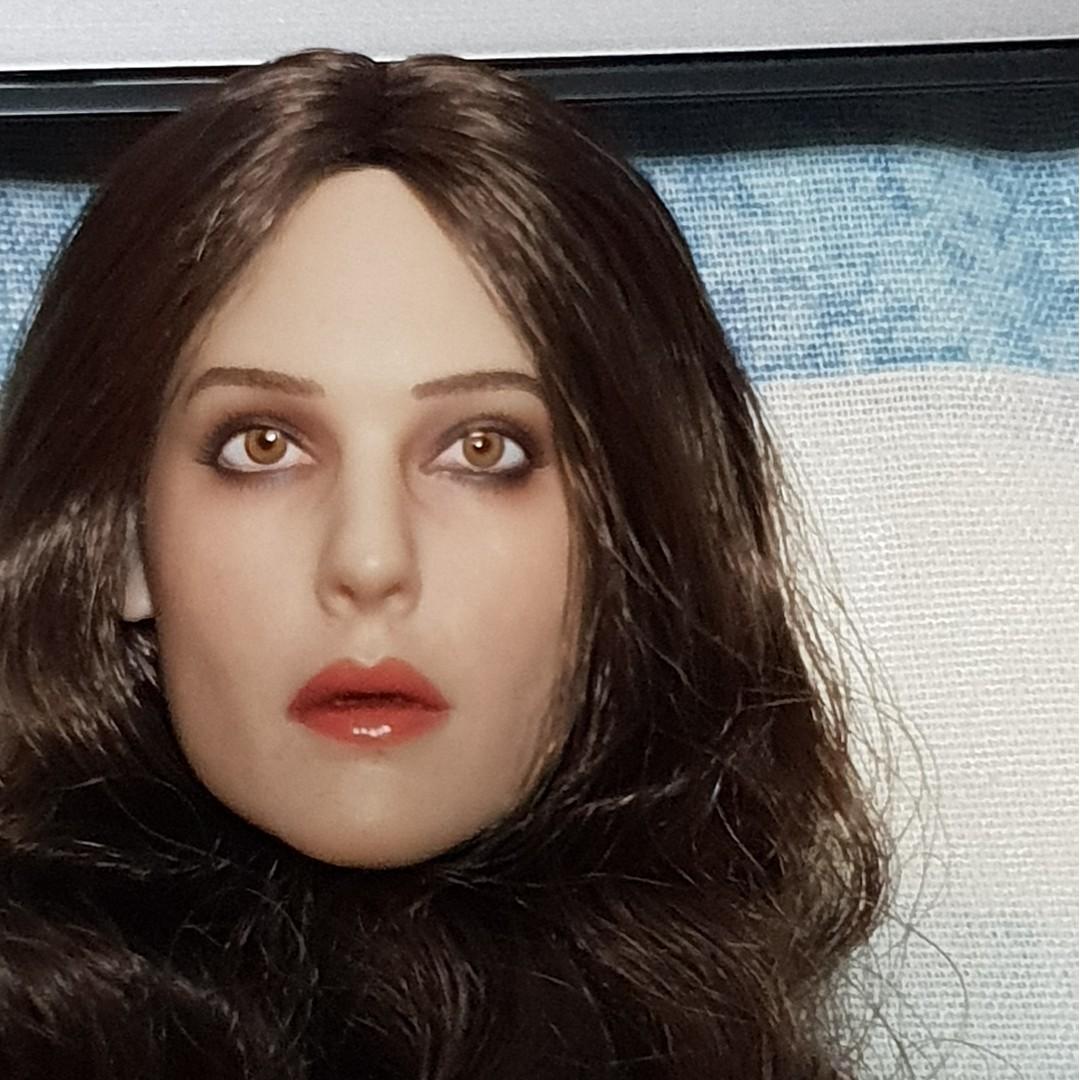 Head Sculpt For 1 6 Action Figures Bodies Eva Green 300