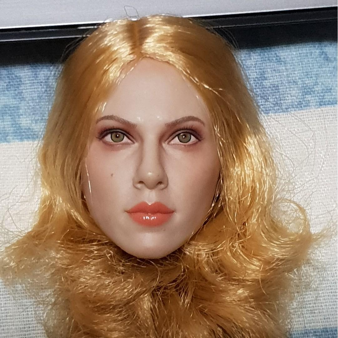 Head Sculpt For 1 6 Action Figures Bodies Scarlett
