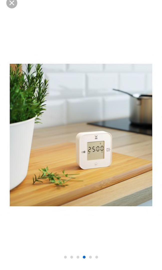 IKEA CLOCK / THERMOMETER / ALARM / TIMER, Furniture & Home Living