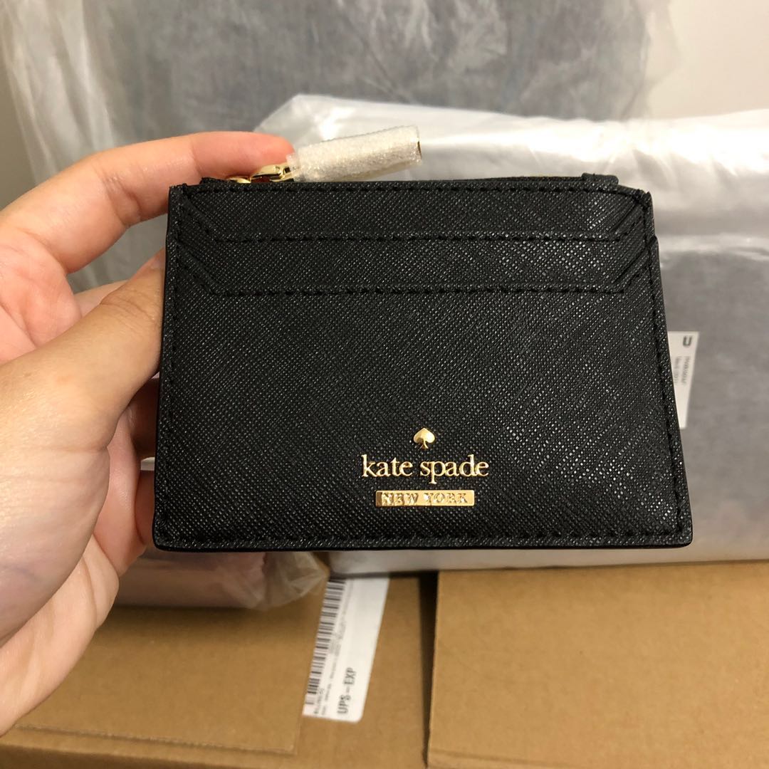 INSTOCK Kate Spade Cameron Street Lalena Card Holder Black, Women's  Fashion, Bags & Wallets, Purses & Pouches on Carousell