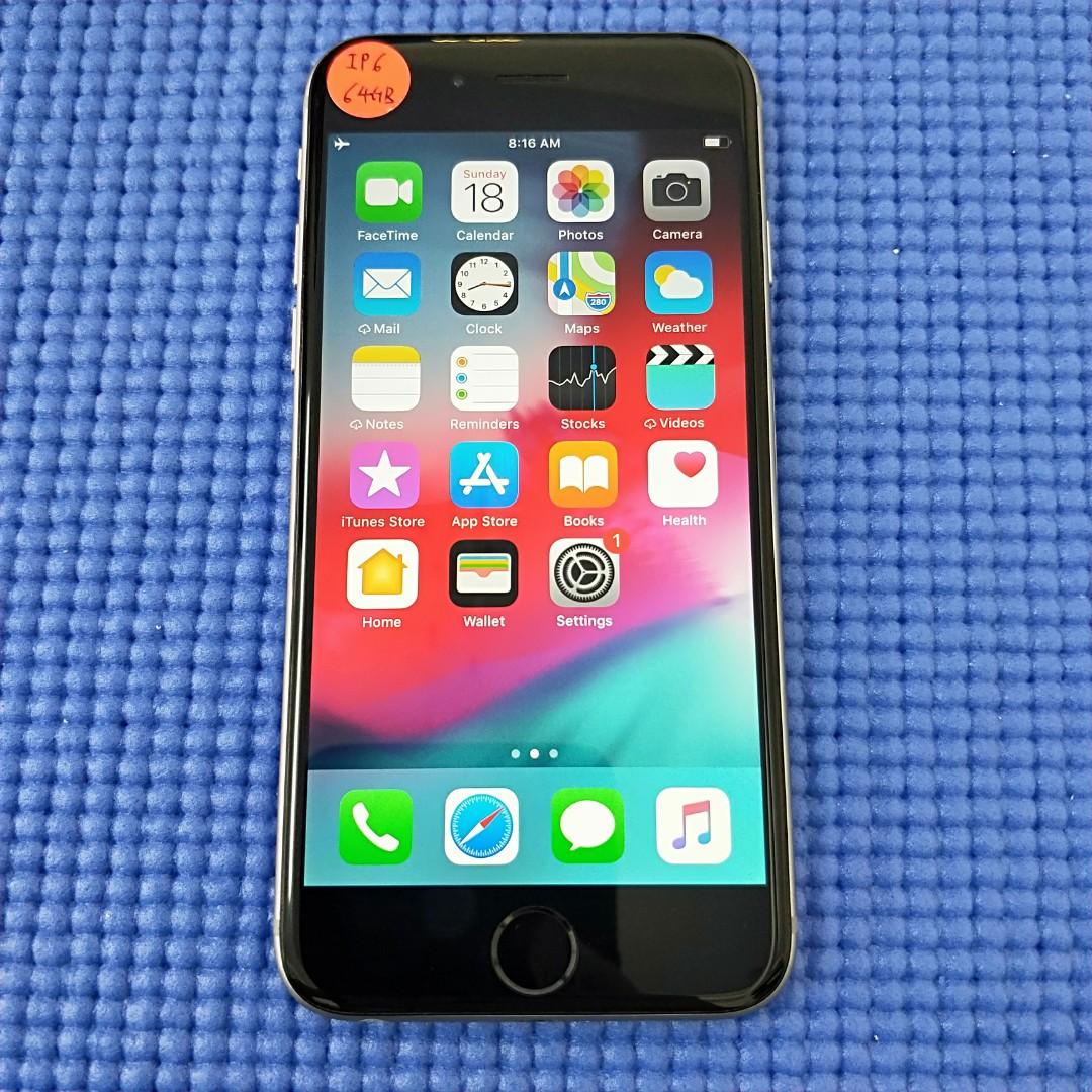 Iphone 6 64gb Black Used Mobile Phones Tablets Iphone Iphone 6 Series On Carousell