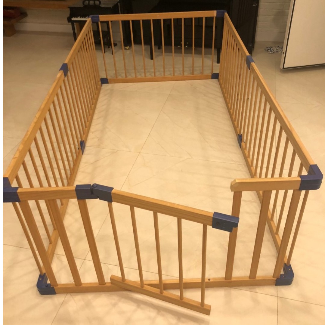 Jolly baby wooden playpen top