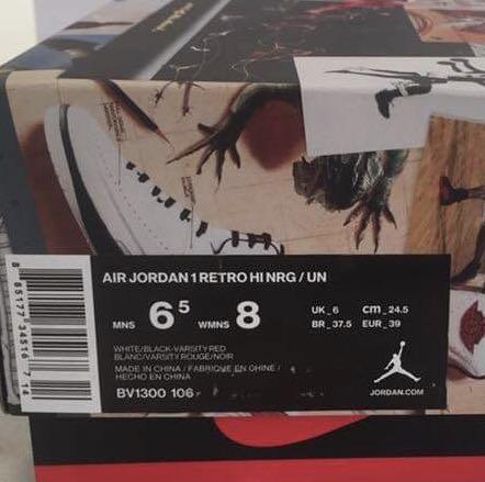 Jordan 1 UNLA Black Toe Size US6.5, Men's Fashion, Footwear, Sneakers on  Carousell