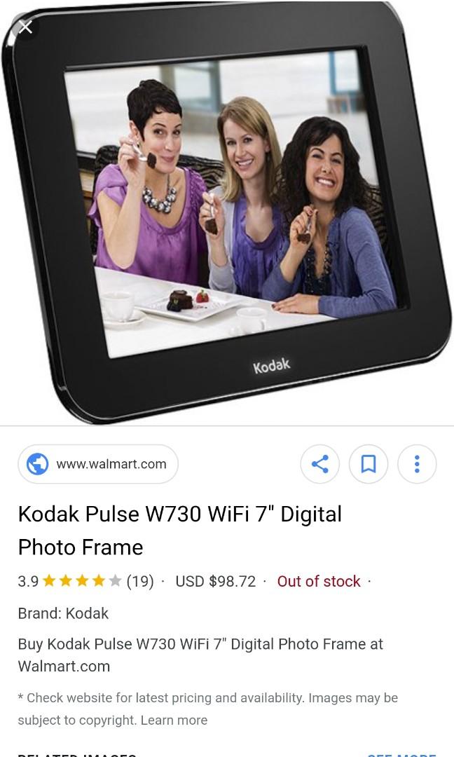 Kodak Pulse W730 WiFi 7 Digital Photo Frame, Computers & Tech, Printers