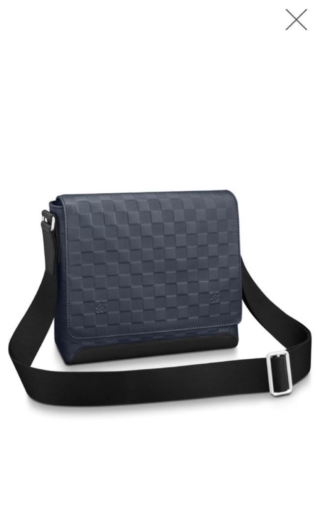 Louis Vuitton District Messenger Bag Damier Infini Leather Pm