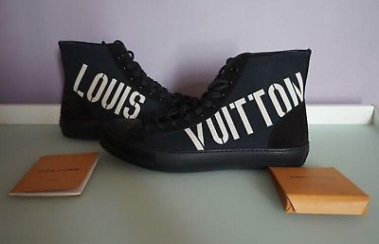 MENS LOUIS VUITTON X FRAGMENT TATTOO SNEAKER BOOT SHOES LV78US,  Luxury on Carousell