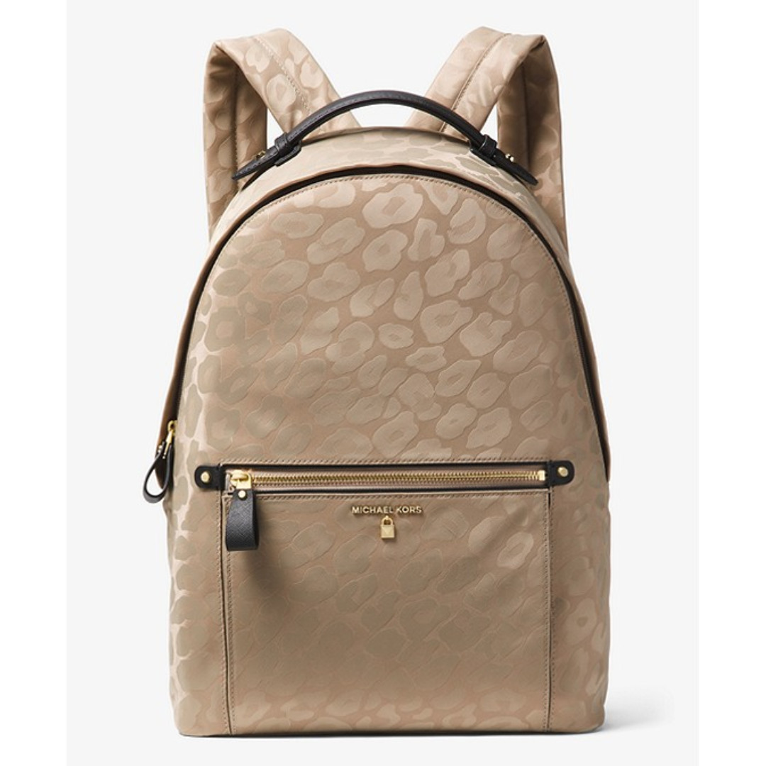 michael kors kelsey backpack leopard