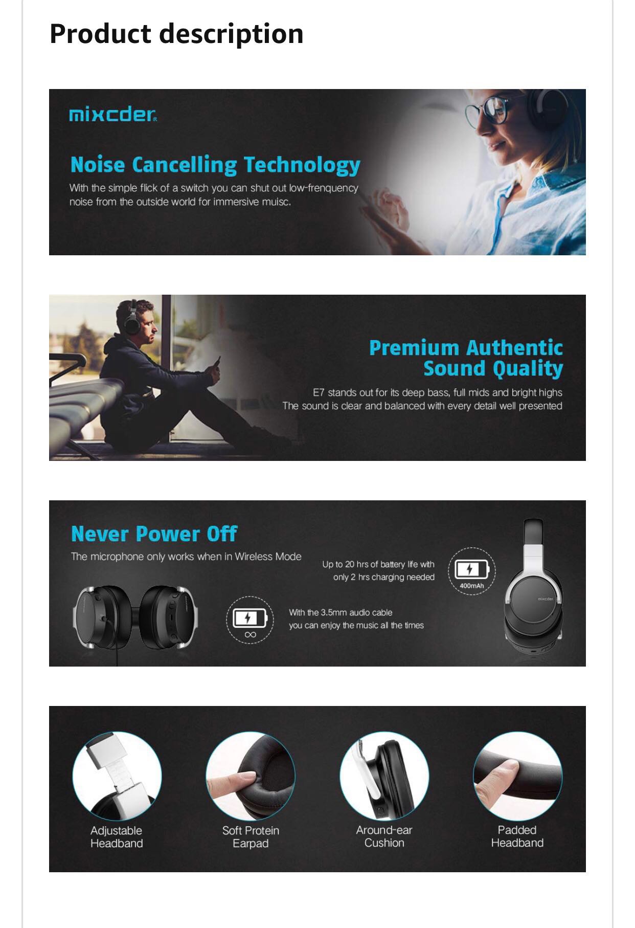 Lazada headset with on sale noise cancelling