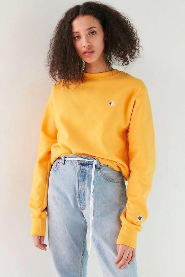Mustard champion sweater discount