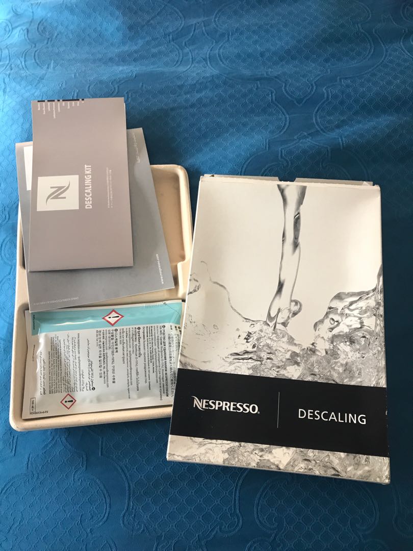 Nespresso Descaling Kit 1 Pouch Home Appliances Cleaning
