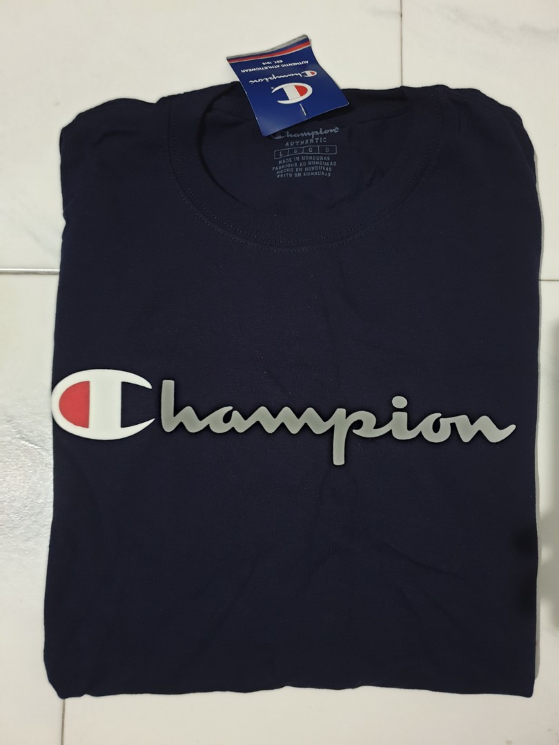 New Authentic Champion T-Shirt, Men's 