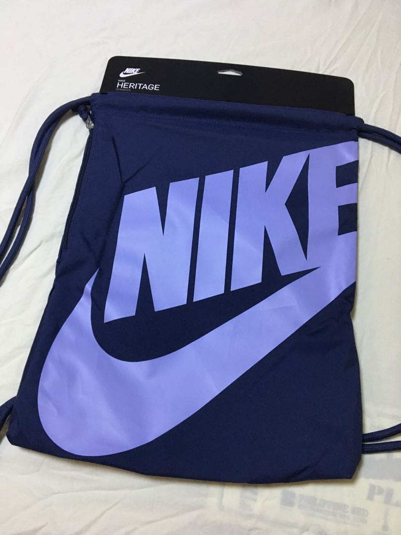 nike heritage string bag