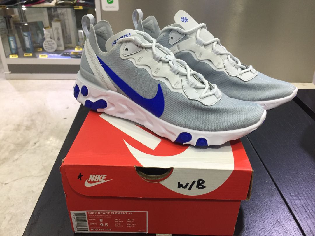 nike react 55 blue