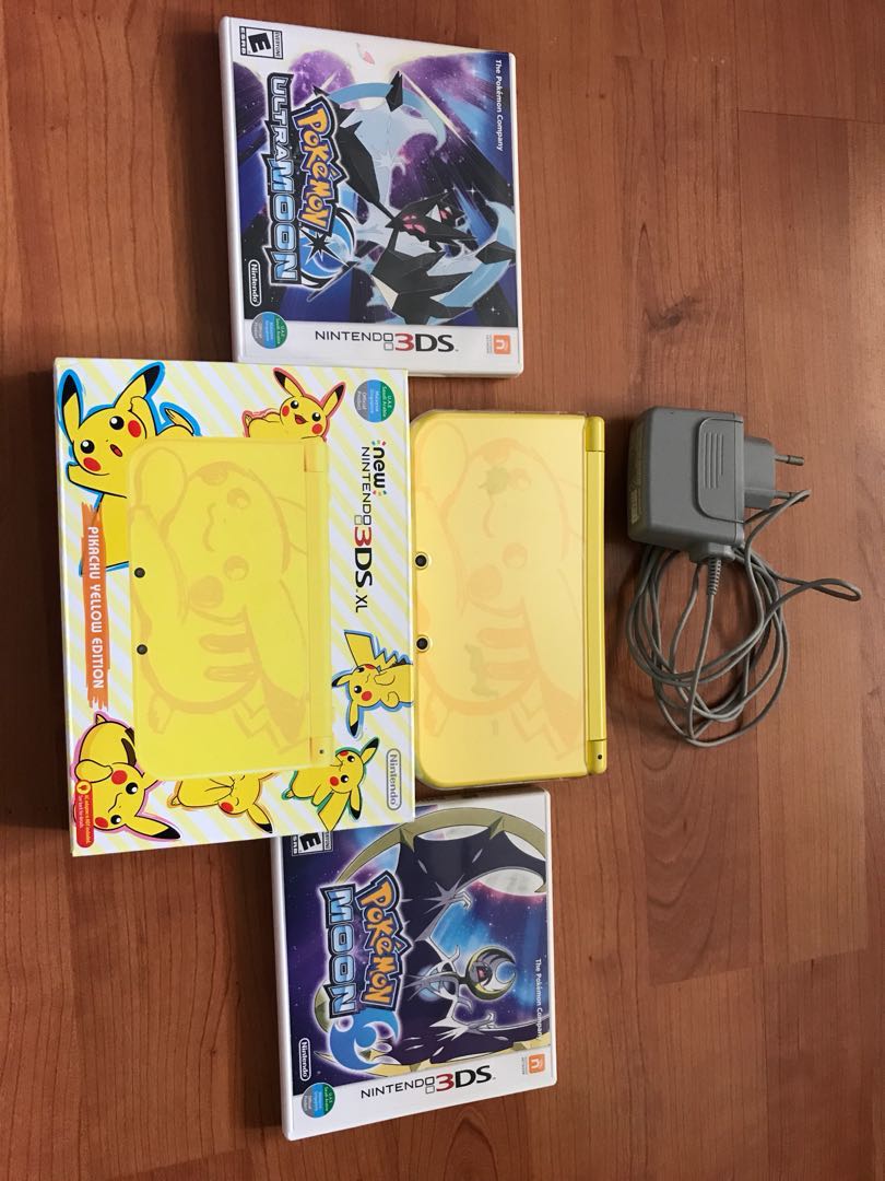 Nintendo New 3ds Xl Pikachu Limited Edition Toys Games Video Gaming Consoles On Carousell