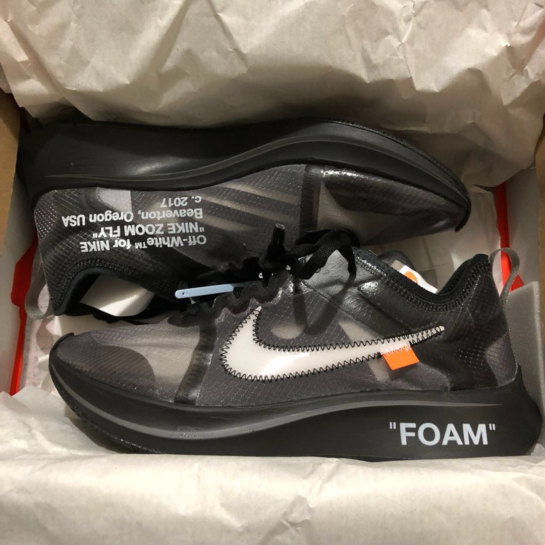 off white zoom fly black raffle