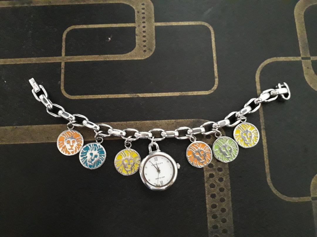 Original Anne Klein Charm Bracelet Watch Women S Fashion Watches Accessories Watches On Carousell