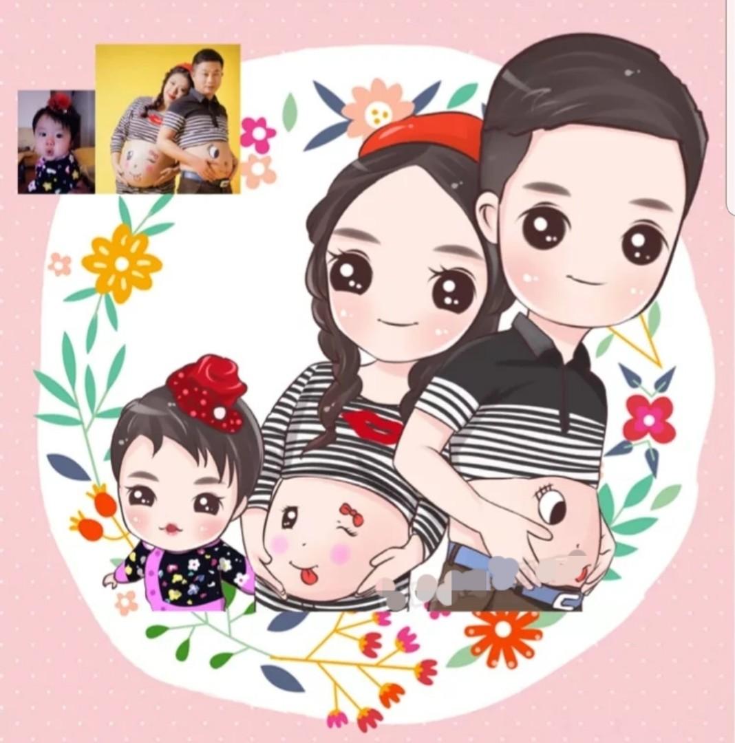 Personalized Manga Anime Drawing Cartoon Caricature Drawing