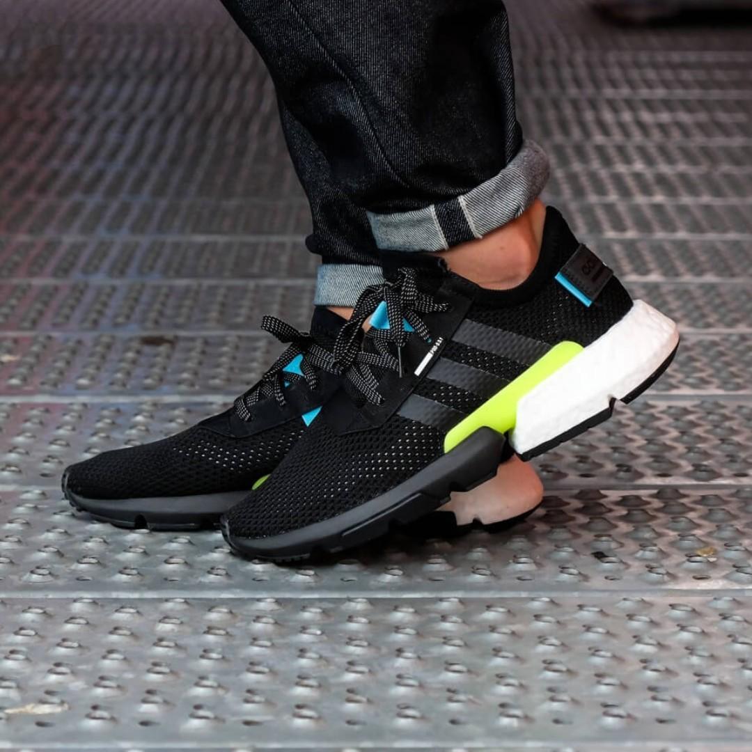 adidas pod black green