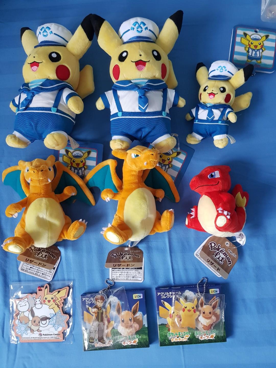 Pokemon Centre Plushies Acrylic Keychain Toys Games Stuffed Toys On Carousell