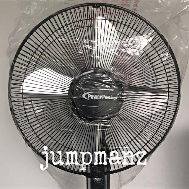 Powerpac 16 Stand Fan With Metal Blades Brand New Home Appliances Cooling Air Care On Carousell