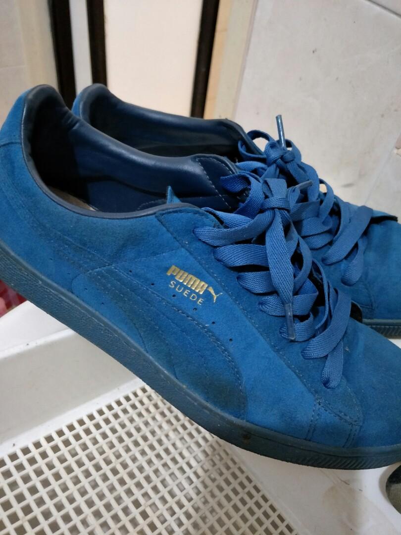 puma blue shoes