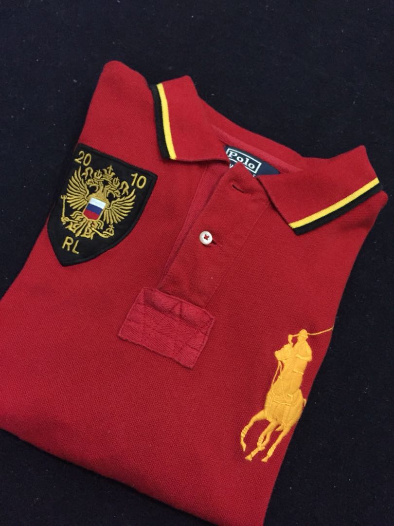 Rare Polo ralph lauren russia, Men's Fashion, Tops & Sets, Tshirts & Polo  Shirts on Carousell
