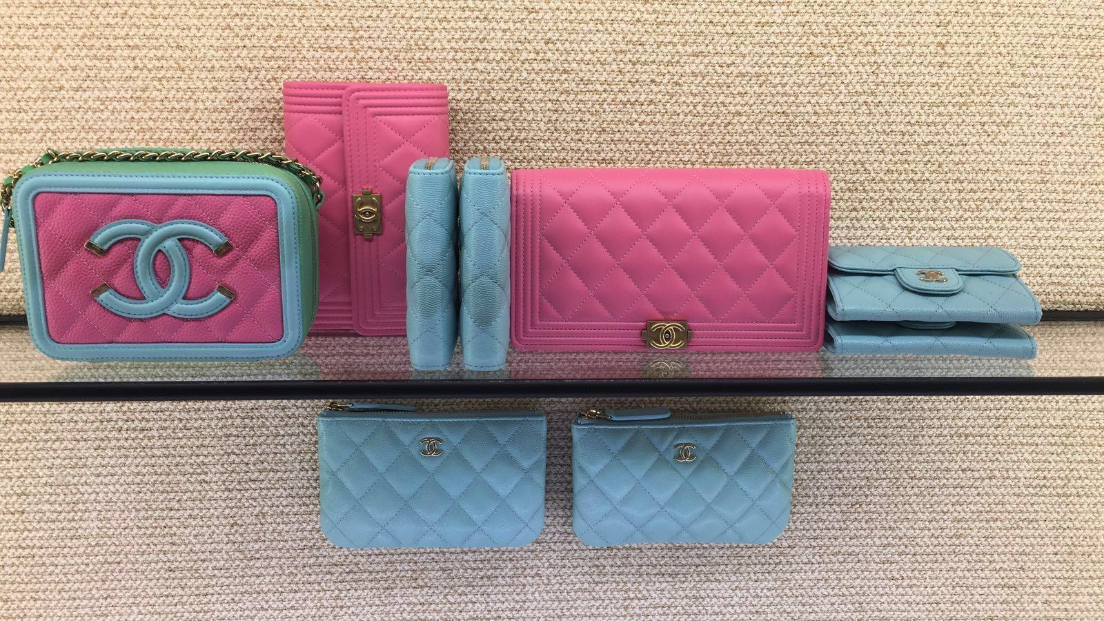 Tiffany Blue Chanel 19C O Coin Purse