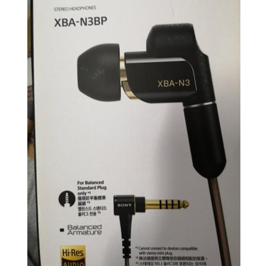 二手Sony XBA-N3BP 4.4mm耳機, 音響器材, 可攜式音響設備- Carousell