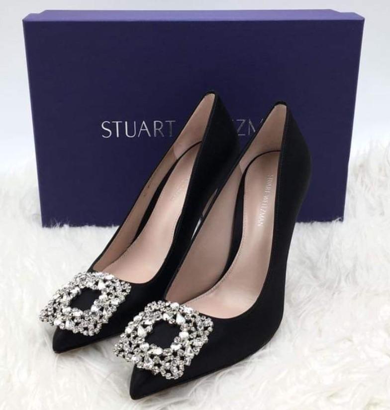 Stuart Weitzman The Artrage Pump Satin