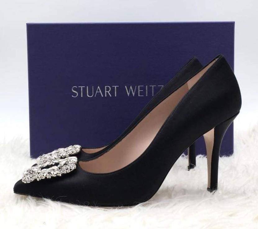 Stuart weitzman artage satin pump sale