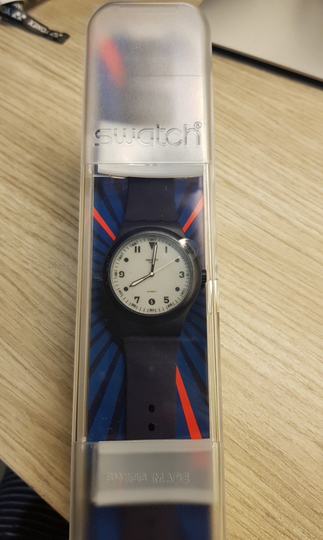 swatch hodinkee blue