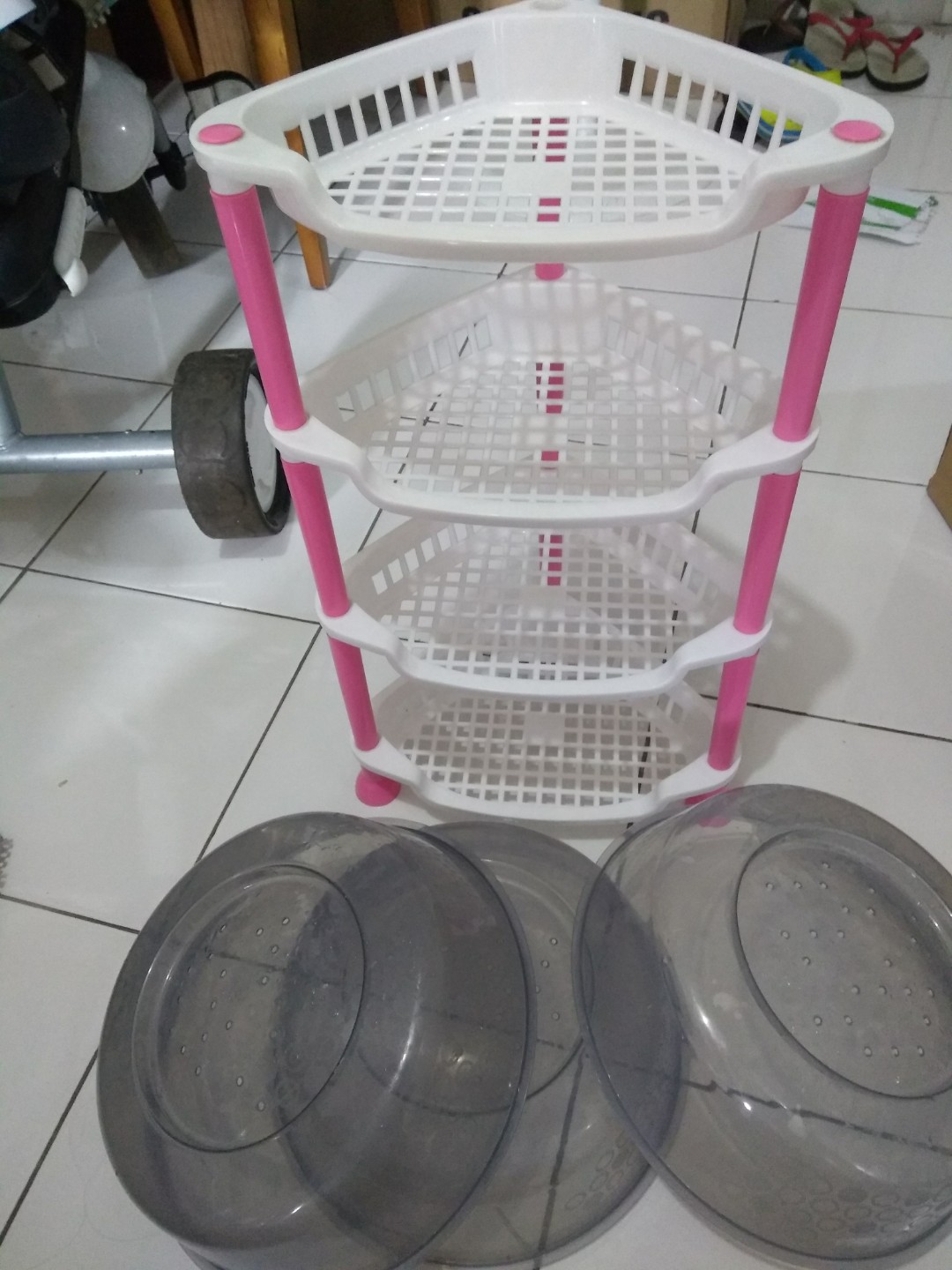 Take All Rak Bumbu 4 Susun Dan Tudung Saji Ikea Kitchen Appliances Di Carousell