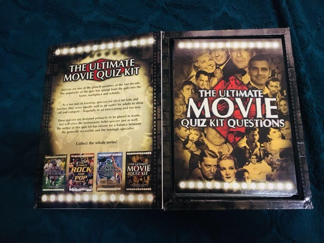 The Ultimate Movie Quiz Kit (Category: Board Games & Puzzles) located in Pasay City. Submitted by tclutterme (Listing ID 198301954, Image 3). Description: I bought this board game for 1990 pesos. I’m selling it for 200 pesos but price is still negotiable especially if you’re going to buy other items from me. It has never been played with and I just opened it to check what’s inside. I can have this delivered thru Grab or Lalamove but buyer should 
