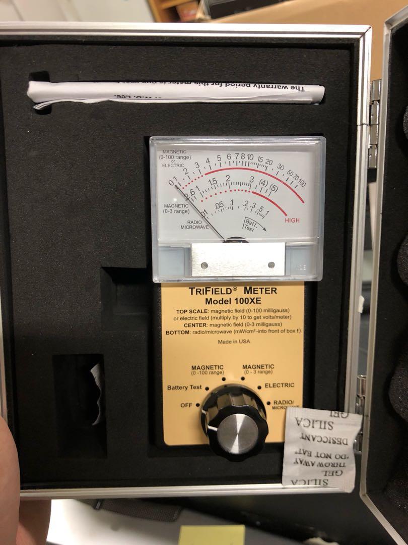 Trifield 60hz 100xe Meter With Aluminium Case (EMF meter ), TV & Home