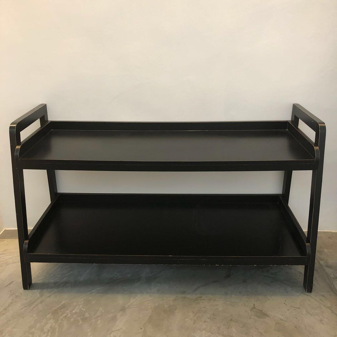 Tv Console In Antique Black Furniture Tables Chairs On Carousell