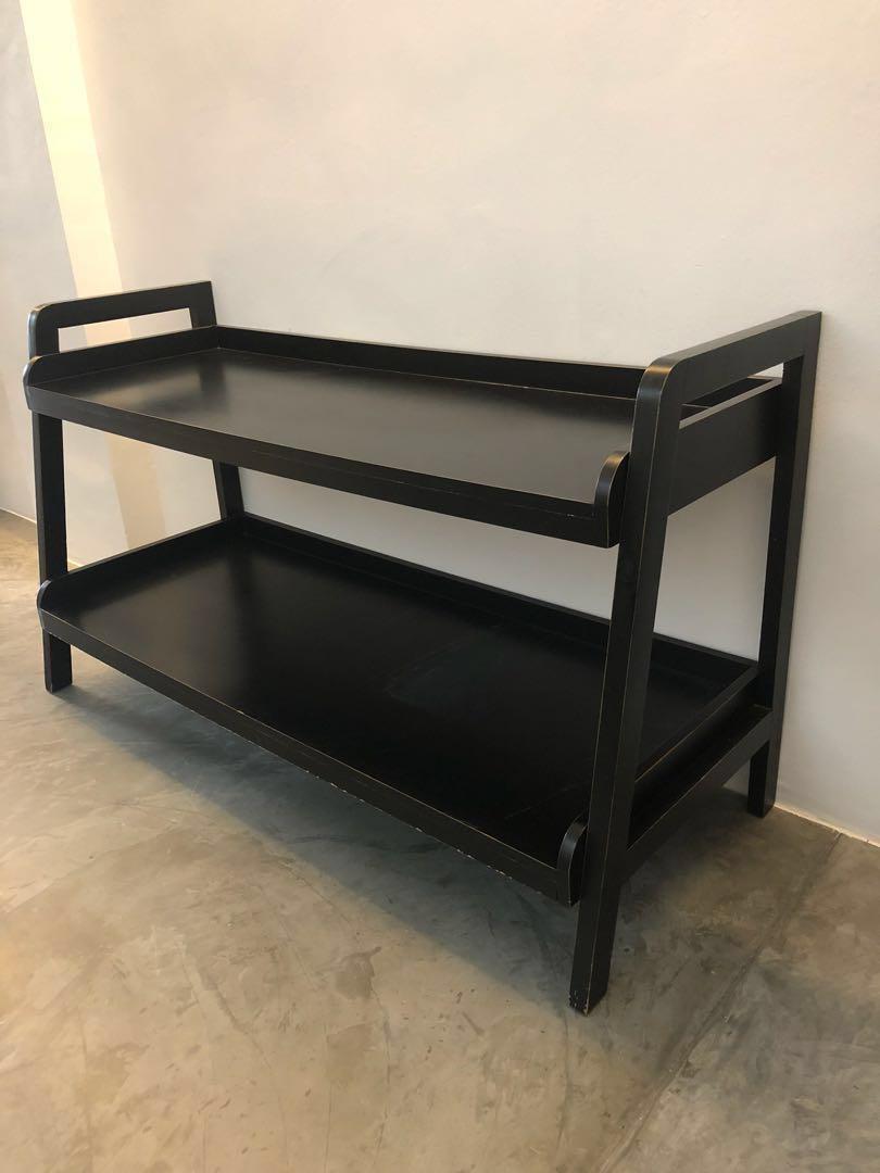 Tv Console In Antique Black Furniture Tables Chairs On Carousell