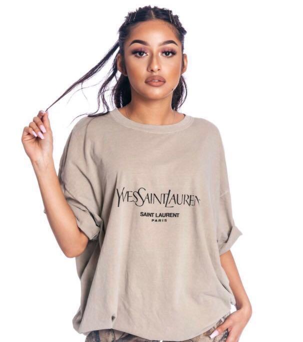 Yves Saint Laurent Tee, Women's Fashion, Clothes on Carousell
