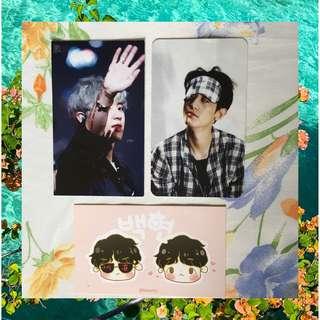 EXO Chanyeol & ChanBaek Unofficial Merch / Photocard