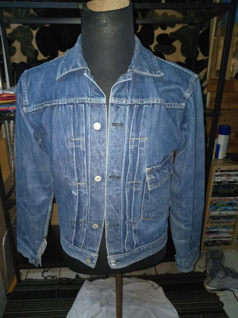 1940s jc penny foremost 1st type denim jacket, Men's Fashion, Tops