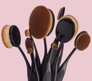 Limited Edition 10 pc oval brush set
