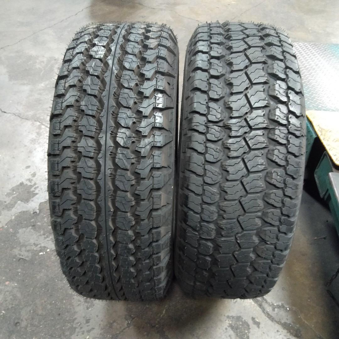 2pcs GOODYEAR WRANGLER 255 75 15, Auto Accessories on Carousell