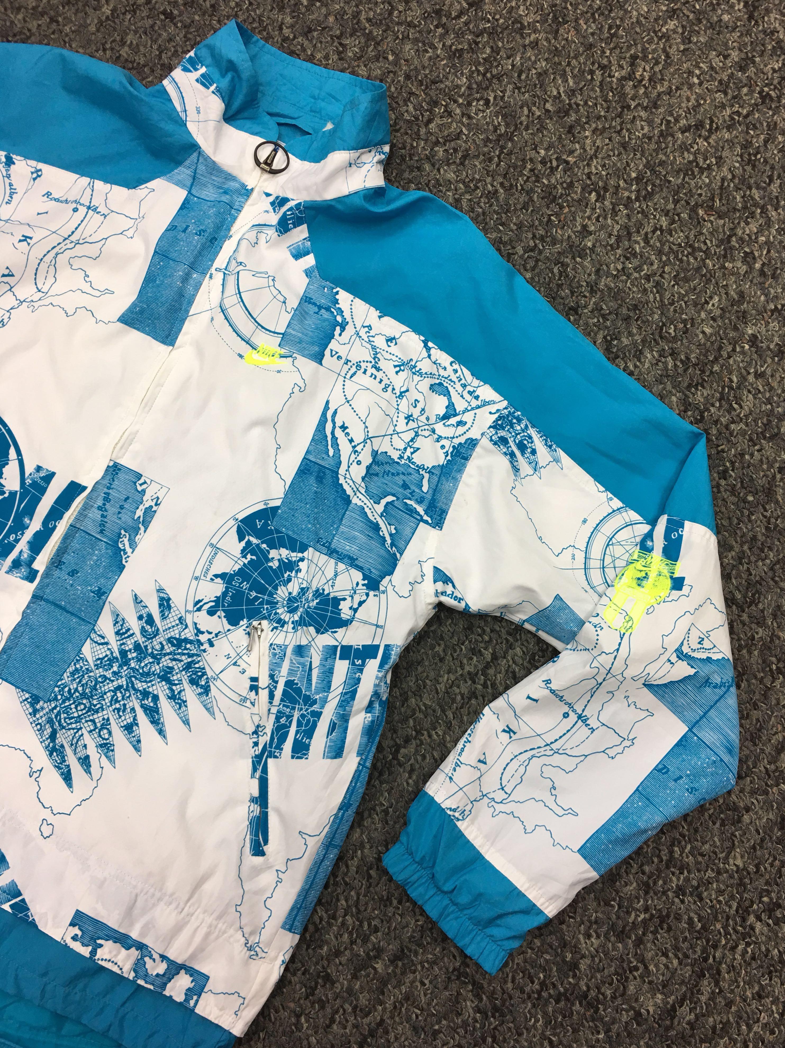 nike white track jacket