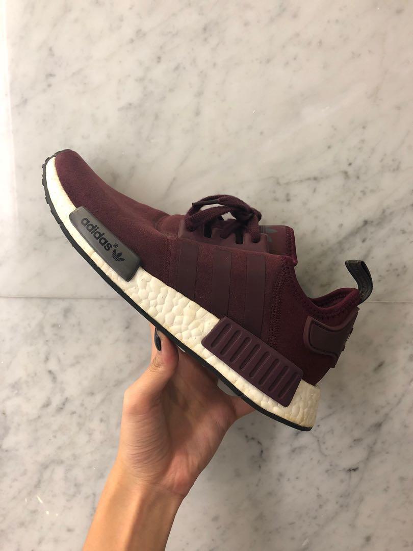 Nmd burgundy womens clearance