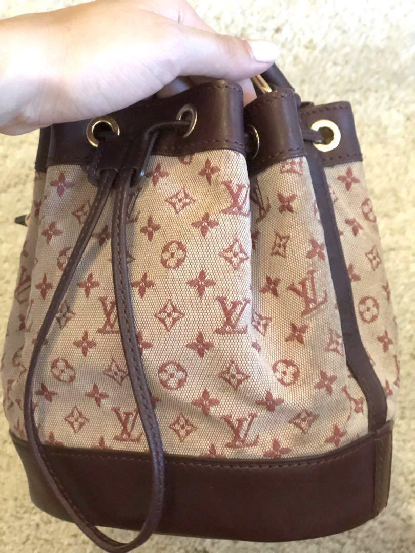 Louis Vuitton Cherry Monogram Mini Lin Large Noe Bag